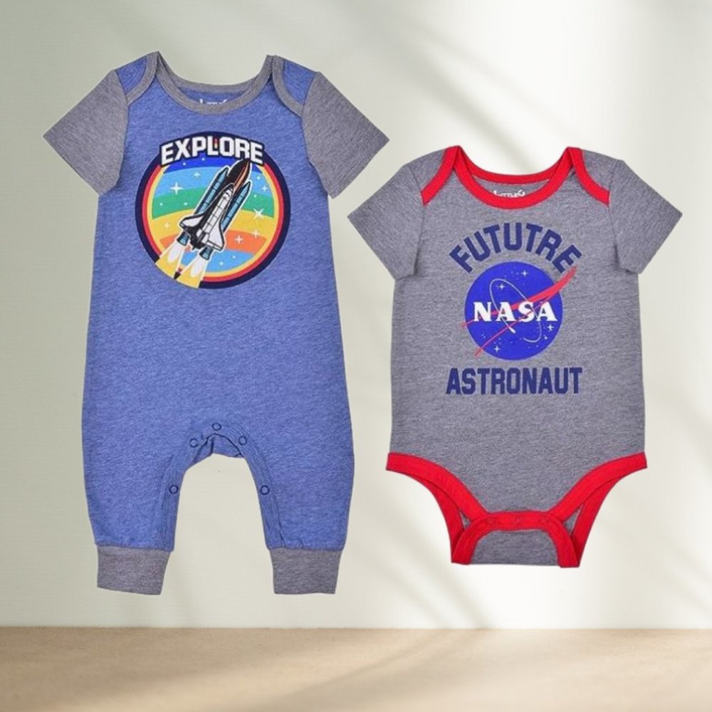 NASA Onesie Sleepwear Romper Set